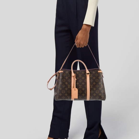 Louis Vuitton Soufflot MM Monogram Shoulder Bag Brown - Picture 8 of 15